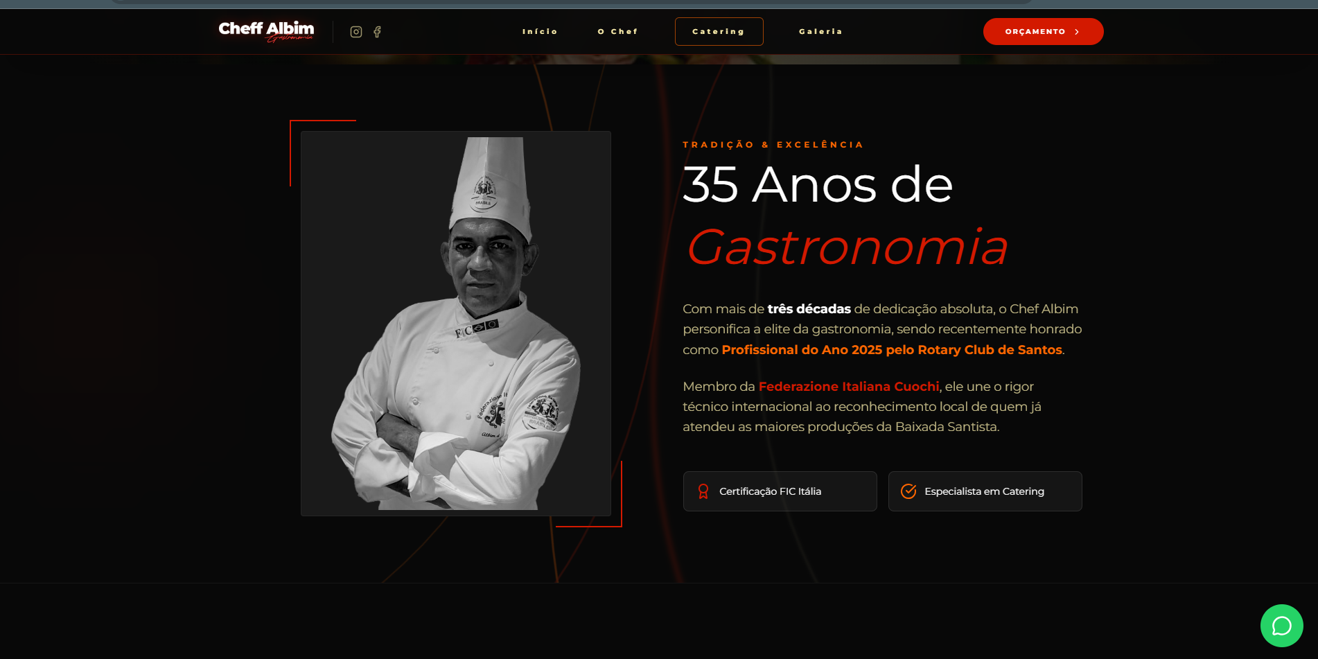 Cheff Albim — Gastronomia de Elite